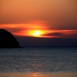 Sunset at Langawi Island near Thailand